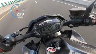 Kawasaki Z1000 Top Speed Test [upl. by Daub]