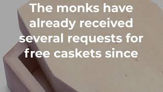 Monks offer free caskets amid coronavirus [upl. by Peterson]