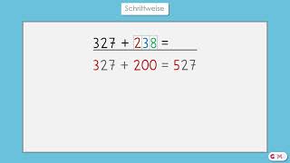 Schrittweise  Halbschriftliche Addition mit Stellenwertkarten  Klasse 3 [upl. by Alyss]