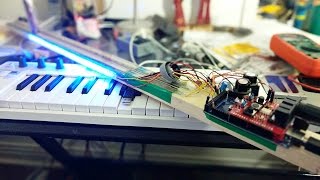 Wintergatan Inspired modulin DIY Ribbon Midi Controller [upl. by Falcone796]