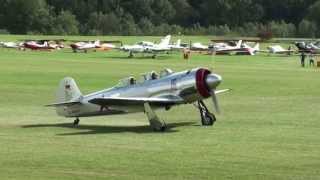 Yakovlev Yak11 quotDFMAXquot  Warbird Flight Display  Hahnweide Airshow [upl. by Clari325]