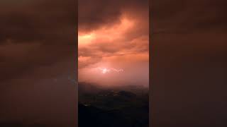 The Drakensberg  Thunderstorm from a cave camping nature hiking mountains solohiking [upl. by Ennylcaj]