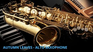 AUTUMN LEAVES  Jazz Saxophone [upl. by Nanis]