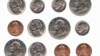 US Coins Lesson Counting Mixed Coins [upl. by Reviel]