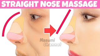 8mins Get a Slim Straight Nose With This Massage Hooked Nose Reduction Remove Nose Hump [upl. by Ganny139]