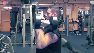 Dumbbell Overhead Press  Why STANDING is Better [upl. by Ennylhsa538]