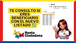 Consulta Ya si eres Beneficiario de la Renta Ciudadana 2024 aca en vivo [upl. by Prissy]