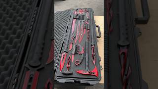 RED Cardinal Sin MEGA Knife Set shortsviral [upl. by Eeima488]