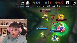 Uzi Reaction G2 Dominating TES  MSI 2024  Full 3 Game Highlight [upl. by Assenaj]