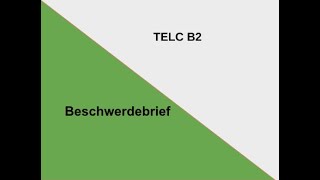 Beschwerdebrief Telc B2 [upl. by Rainah470]