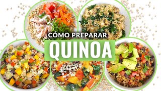 5 Recetas Saludables con Quinoa [upl. by Powel987]