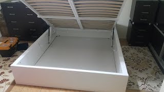 IKEA MALM DRESSER KARYOLA kurulumu ve tanıtımı bed frame installation bed installation [upl. by Ekyt]