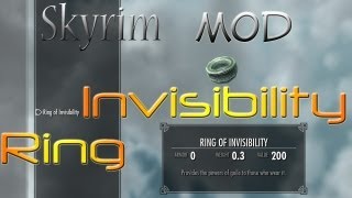 Invisibility Ring Mod for Skyrim [upl. by Kassie]