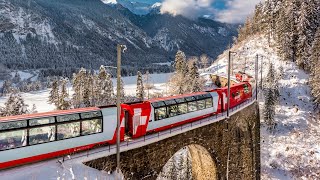 The Glacier Express Switzerland  Full Train Journey Series  Part 2  4k 60fps [upl. by Anitnas16]