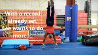 Learning Roundoff Back Handspring  Achilles Injury [upl. by Buxton]