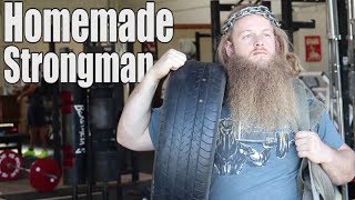 DIY Strongman EquipmentWorkouts [upl. by Aniteb369]