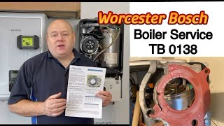 Worcester Bosch Boiler Service TB 0138 TB138 TB0138 Plumber Plumbing Gas Engineer Tips [upl. by Droflim]