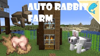 MINECRAFT RABBIT FARM  Get Rabbit Hide in Minecraft Survival  Bundle Farm Minecraft 117  EASY [upl. by Zea]