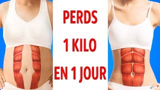 Comment Perdre 1 KG en un Jour [upl. by Ydnil]