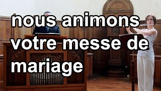 Trumpet Tune de Purcell flûte et orgue  Animation cérémonie de mariage musique amp chant [upl. by Arnaud]