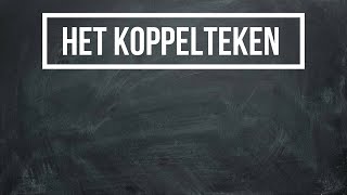 BlackBoardBasics  Het koppelteken [upl. by Aihsatan625]