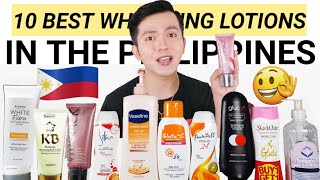 10 Best Whitening Lotions in the Philippines na Affordable TAGALOG [upl. by Zhang832]