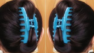 How to make easy long lasting clutcher juda hairstyle by your self ll try it now ll [upl. by Boyd]