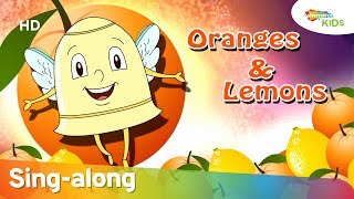 Oranges And Lemons HD Rhyme With Lyrics  Popular Nursery Rhymes  Shemaroo Kids Junior [upl. by Elleivad15]