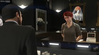 GTA 5 PS4  Mission 10  Casing The Jewel Store Gold Medal [upl. by Llertnad216]