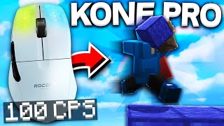 The BEST Mouse for Minecraft Bridging And PvP Roccat Kone Pro Air Review ft MinuteTech [upl. by Kancler591]