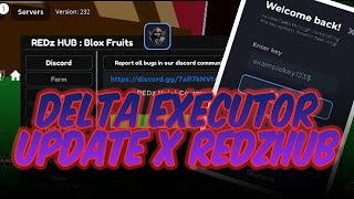 DELTA EXECUTOR UPDATE X REDZ HUB BLOXFRUIT [upl. by Enimsaj718]