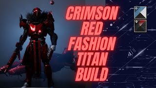 DESTINY 2 FASHION TITAN PEACEKEEPERS EXOTIC BUILD [upl. by Cadell]