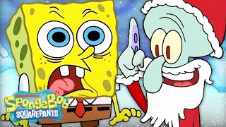 SpongeBobs BEST Holiday amp Winter Moments ❄️  45 Minute Compilation  SpongeBob [upl. by Hoashis]