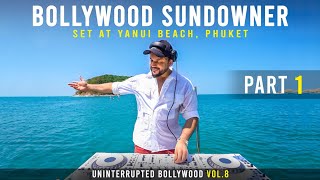 DJ Akhil Talreja  Bollywood Sundowner Mix Phuket at Yanui Beach  2024 [upl. by Ennaehr]