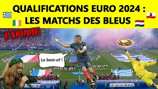 ⚽Qualifications Euro 2024 de léquipe de France  le bestof ▶️parodie [upl. by Leahcimsemaj]