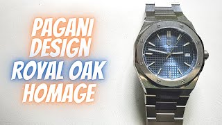 Pagani Design ROYAL OAK homage  HANDS ON first impressions [upl. by Rosco]