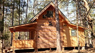 Log Cabin Build at Paradise Point Start to FinishTimeLapse minus Chinking [upl. by Sally]