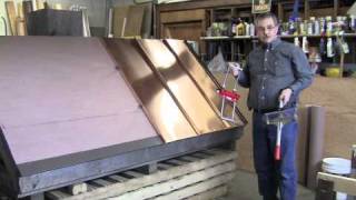 Standing Seam Metal Roofing Installation Basics Part 2 [upl. by Nauqad340]