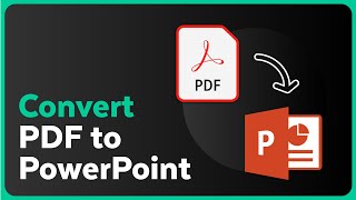 How to Convert your PDF file to PowerPoint  PDF to PPT [upl. by Champ]