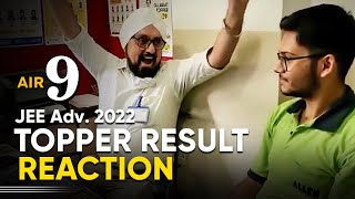 JEE Advanced 2022  Topper Result Reaction 🔥  Mahit Gadhiwala AIR9  ALLEN Career Institute [upl. by Bonni]