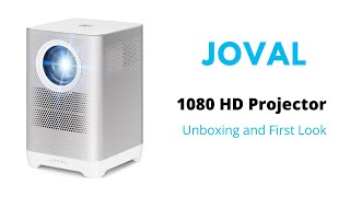 JOVAL 1080p FHD WiFi Projector  Unboxing and First Look [upl. by Naerad]