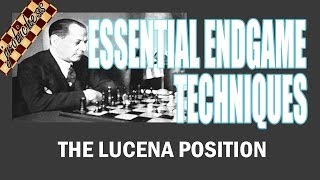 Chess Endgame Study The Lucena Position [upl. by Epoillac797]