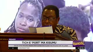 Gavana Anyang Nyongo dwaro tich ochak tire e port ma Kisumu  RamogiTV [upl. by Sterner]