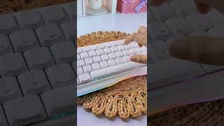 ASMR 🎶 Amazing Keyboard unboxing ft kemovekeyboard  shorts diy [upl. by Ytsur863]