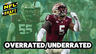 Most Overrated and Underrated Draft Prospects  NFL Draft Show  Ringer NFL [upl. by Ruenhcs813]