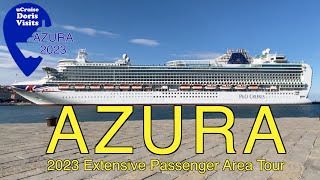 PampO AZURA extensive ship tour 2023 [upl. by Herstein]