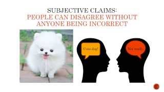 Objective versus Subjective Claims Video [upl. by Nairda]