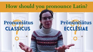 How to pronounce Latin Ecclesiastical Latin vs Classical pronunciation Latine [upl. by Nowahs]