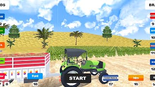 New Holland Tractor Game Play 🚜 Indian tractor game [upl. by Alimak]