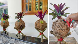 How to make kokedama at home [upl. by Chaim]